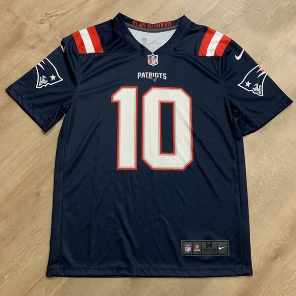 Nike NFL New England Patriots #10 Mac Jones Jersey Men's Medium Dri-Fit On-Field - Picture 1 of 8